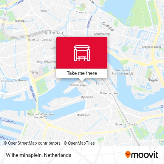 Wilhelminaplein map