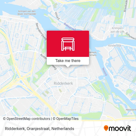 Ridderkerk, Oranjestraat map