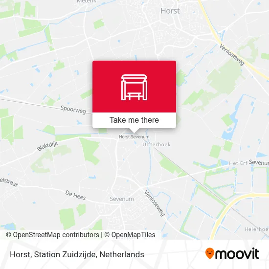 Horst, Station Zuidzijde map