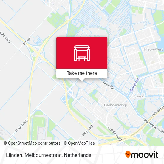 Lijnden, Melbournestraat map