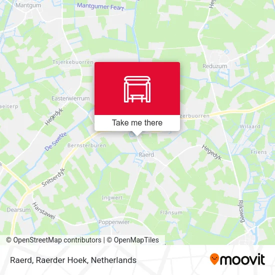 Raerd, Raerder Hoek map
