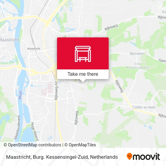 Maastricht, Burg. Kessensingel-Zuid map