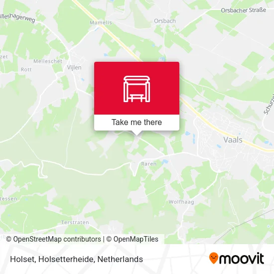 Holset, Holsetterheide map