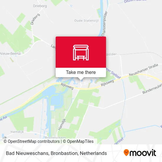 Bad Nieuweschans, Bronbastion map