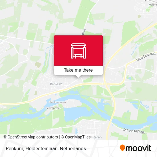 Renkum, Heidesteinlaan map