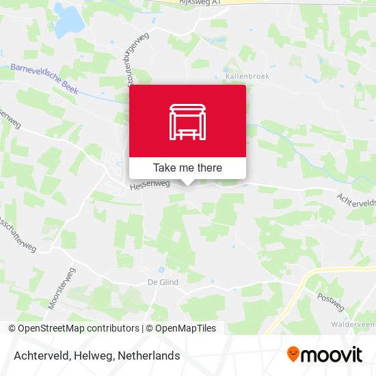 Achterveld, Helweg Karte