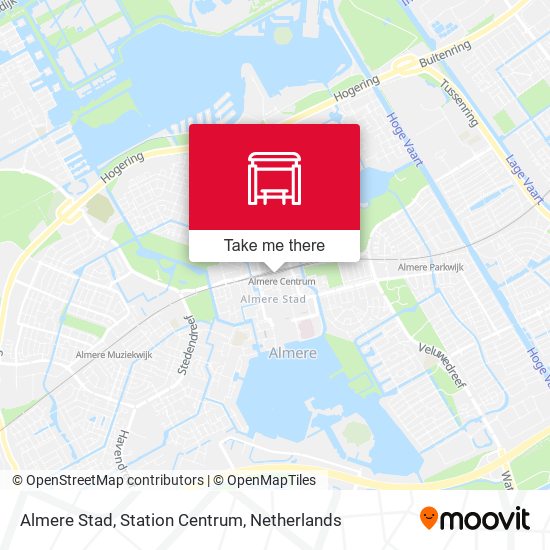 Almere Stad, Station Centrum map