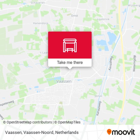 Vaassen, Vaassen-Noord map