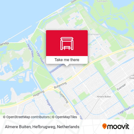 Almere Buiten, Hefbrugweg map