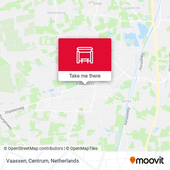 Vaassen, Centrum map