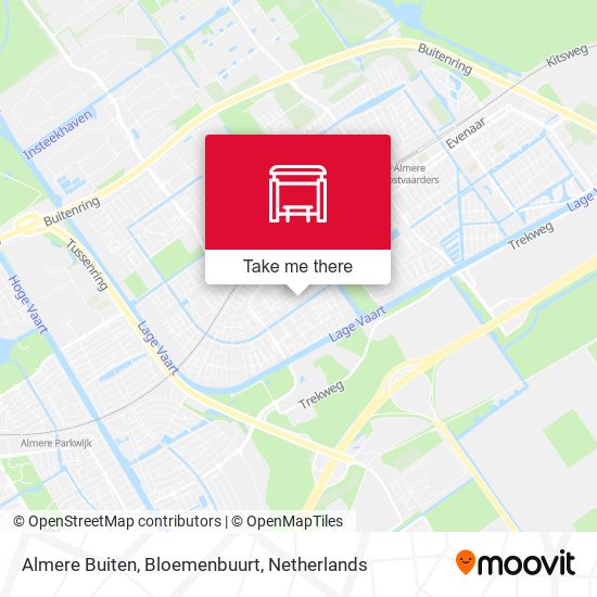 Almere Buiten, Bloemenbuurt map