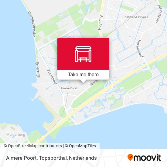 Almere Poort, Topsporthal map