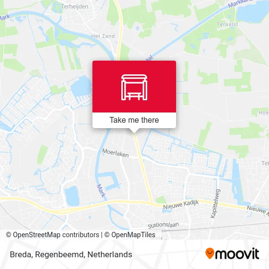Breda, Regenbeemd map