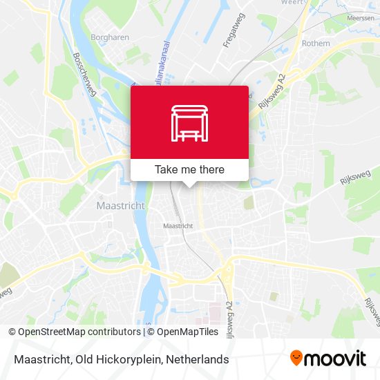 Maastricht, Old Hickoryplein map