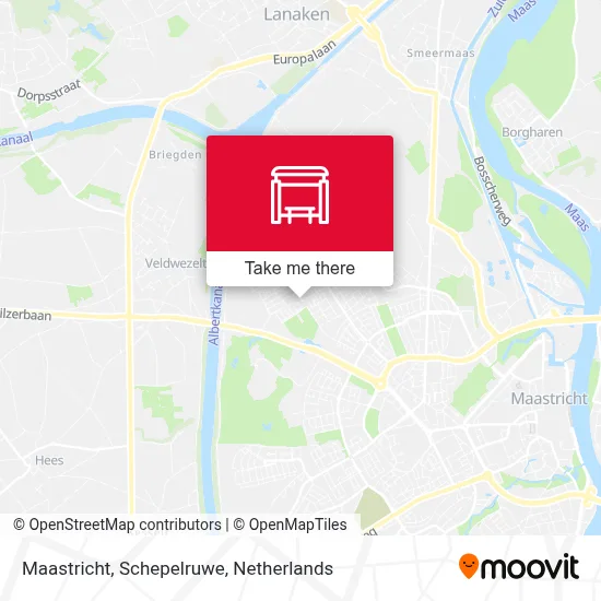 Maastricht, Schepelruwe Karte