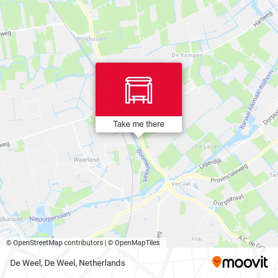 De Weel, De Weel map