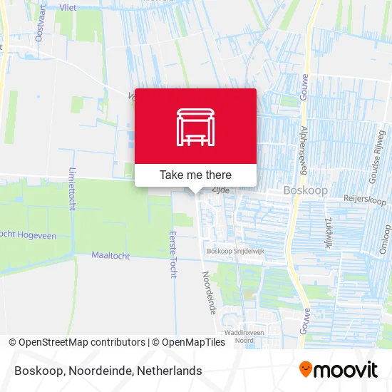 Boskoop, Noordeinde map