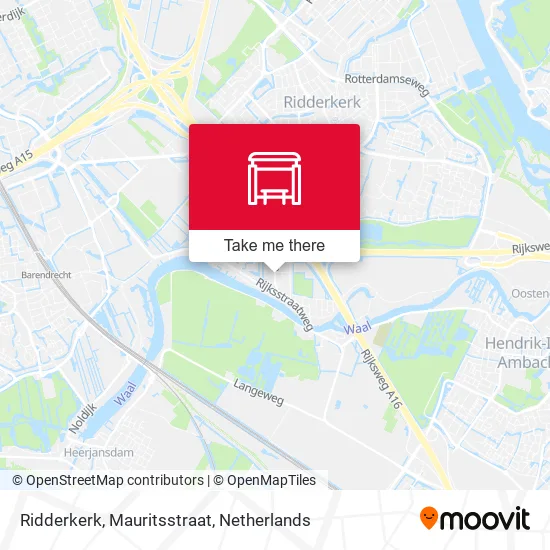 Ridderkerk, Mauritsstraat map