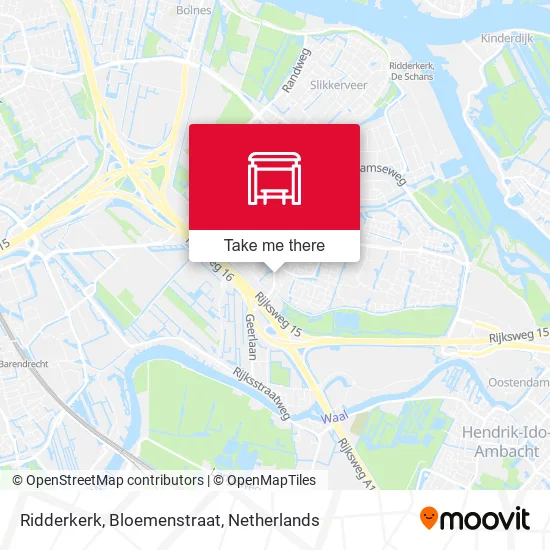 Ridderkerk, Bloemenstraat map