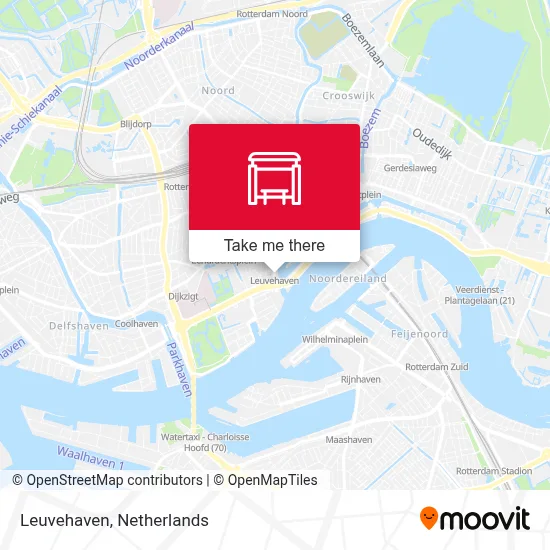 Leuvehaven map
