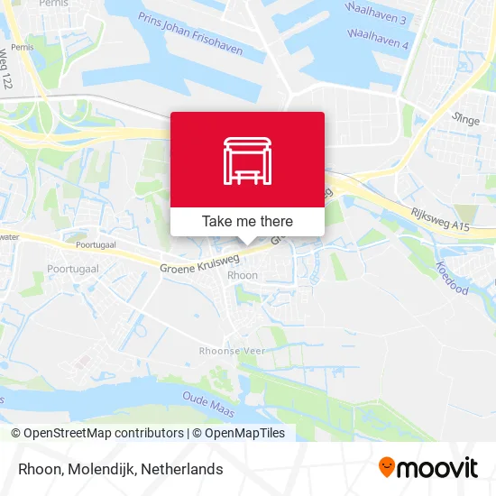 Rhoon, Molendijk map