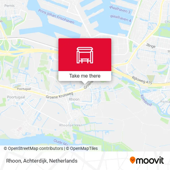 Rhoon, Achterdijk map