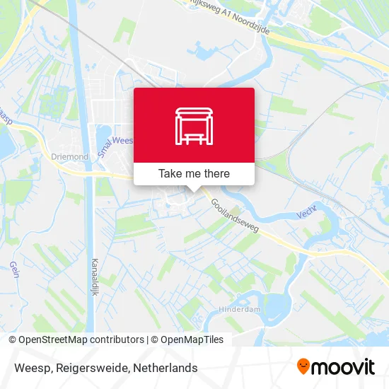 Weesp, Reigersweide map