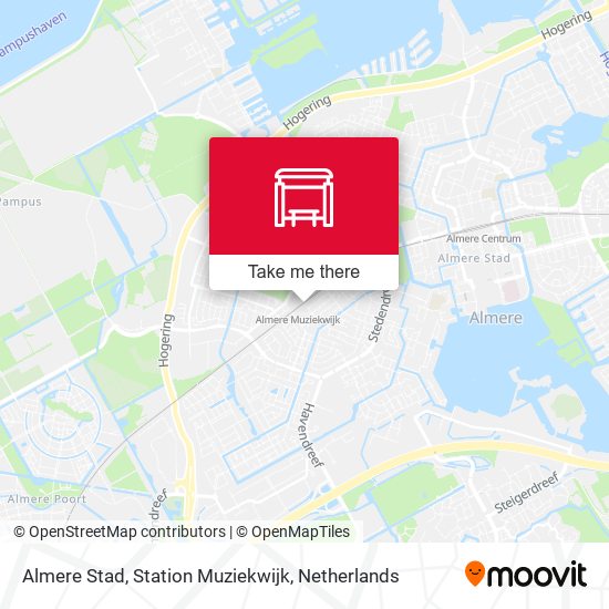 Almere Stad, Station Muziekwijk Karte