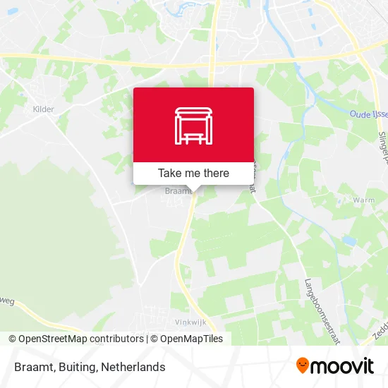 Braamt, Buiting map