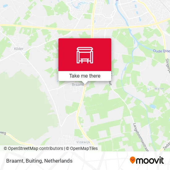 Braamt, Buiting map