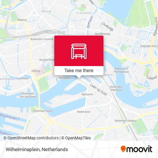 Wilhelminaplein map