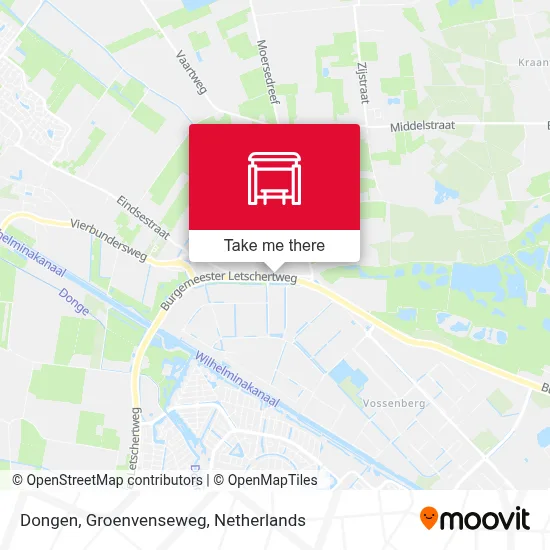 Dongen, Groenvenseweg map