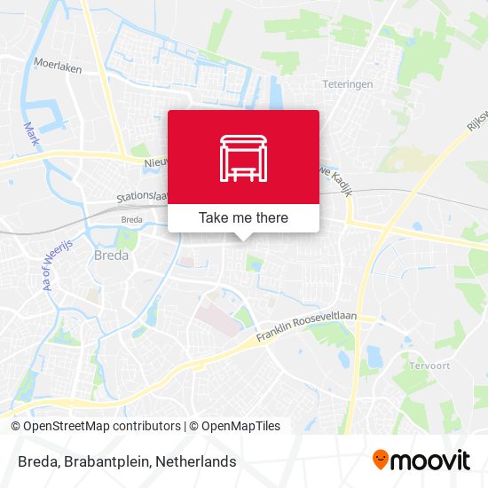 Breda, Brabantplein map