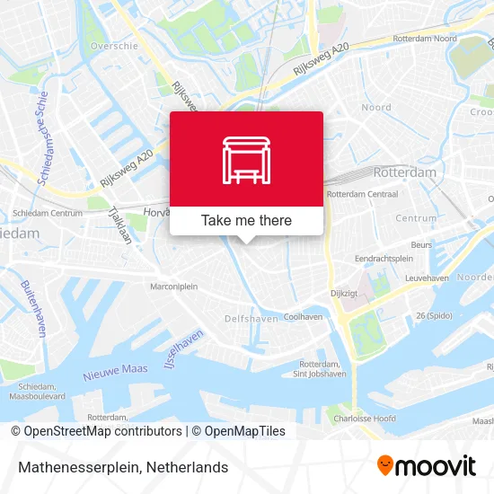 Mathenesserplein map