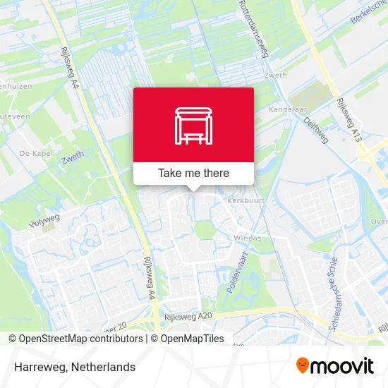Harreweg map
