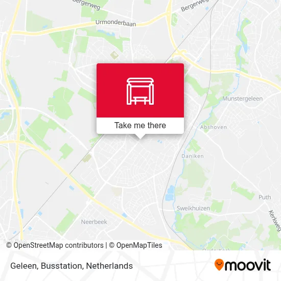 Geleen, Busstation map