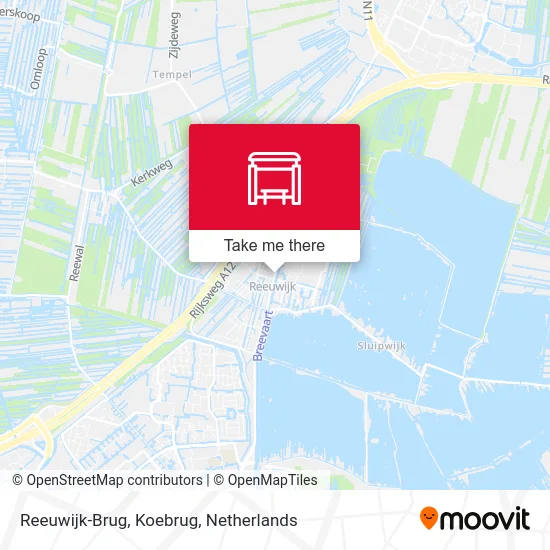 Reeuwijk-Brug, Koebrug map
