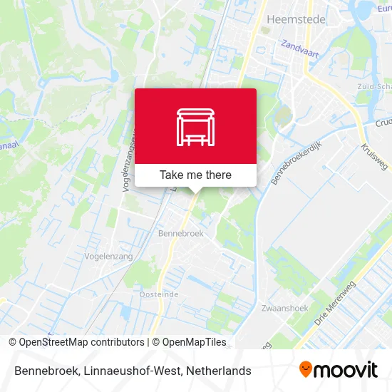 Bennebroek, Linnaeushof-West map