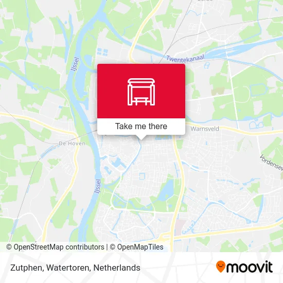Zutphen, Watertoren map