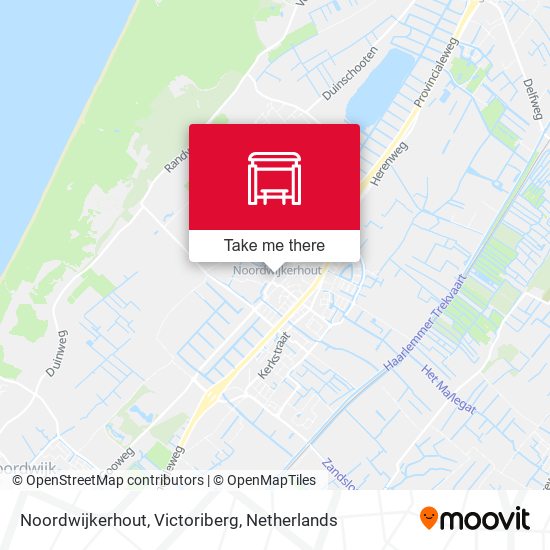 Noordwijkerhout, Victoriberg map