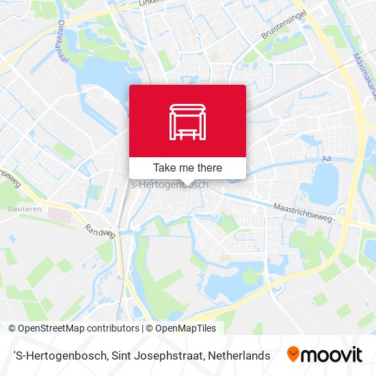 'S-Hertogenbosch, Sint Josephstraat Karte
