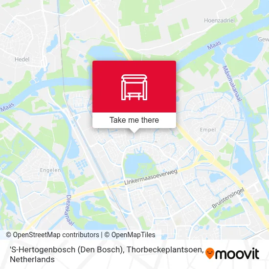 'S-Hertogenbosch (Den Bosch), Thorbeckeplantsoen map