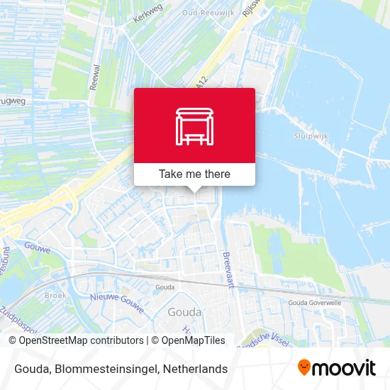 Gouda, Blommesteinsingel Karte