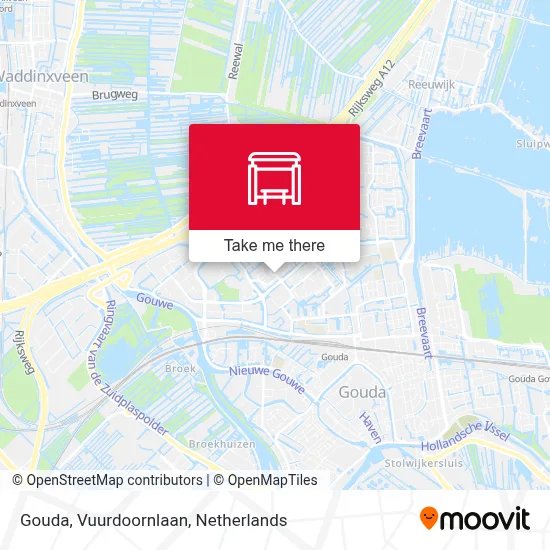 Gouda, Vuurdoornlaan map