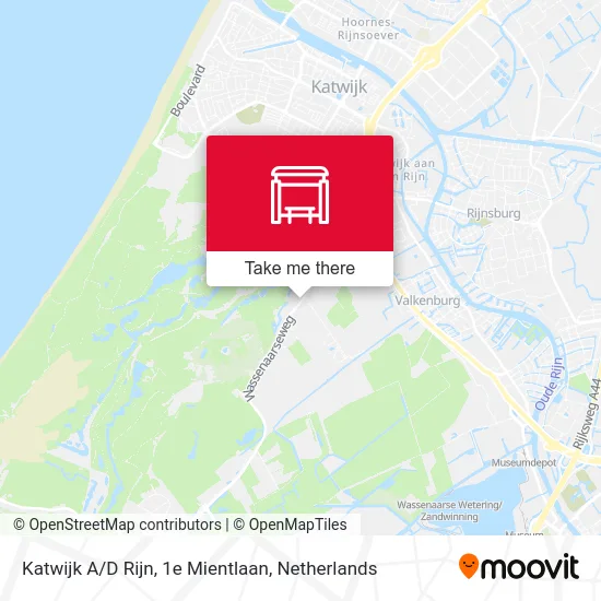 Katwijk A/D Rijn, 1e Mientlaan map