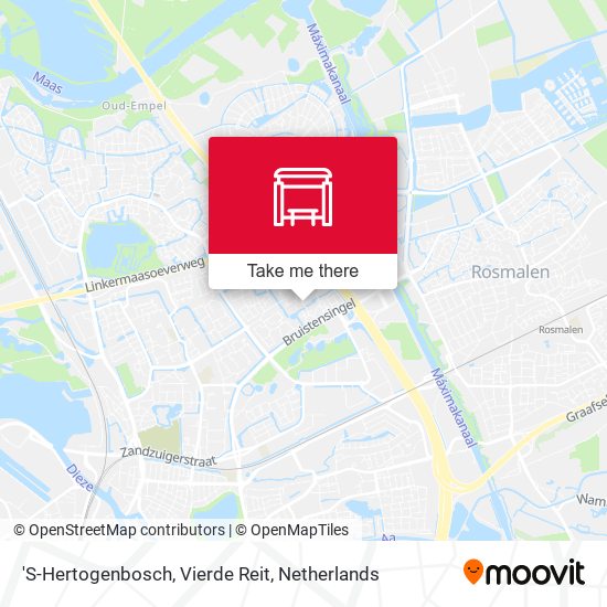 'S-Hertogenbosch, Vierde Reit map