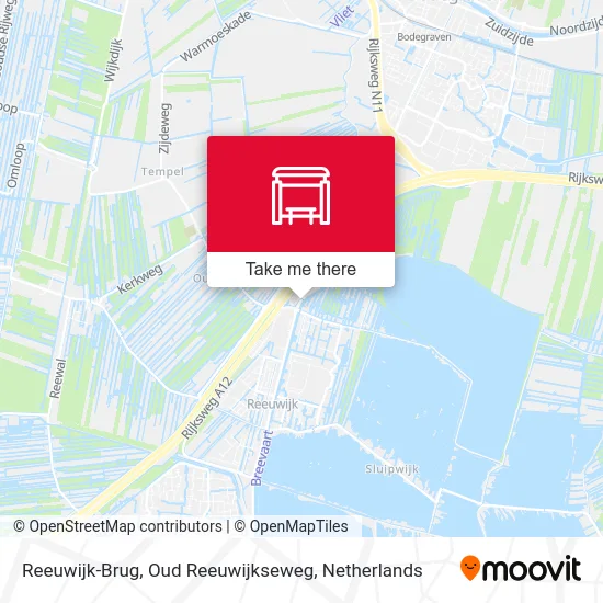 Reeuwijk-Brug, Oud Reeuwijkseweg map