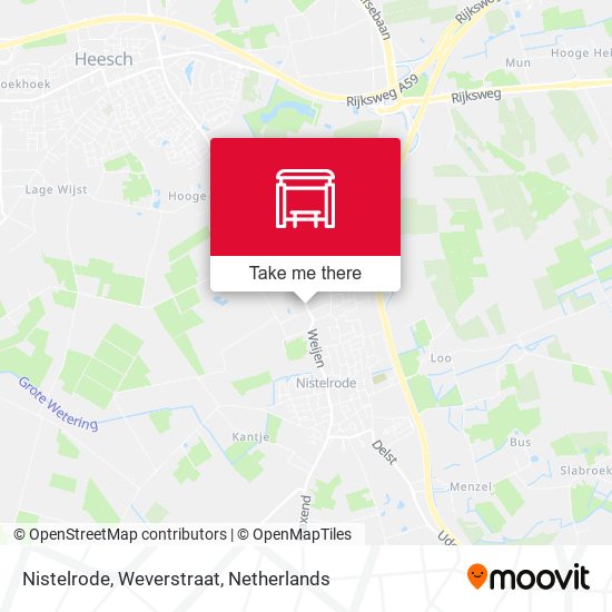 Nistelrode, Weverstraat Karte