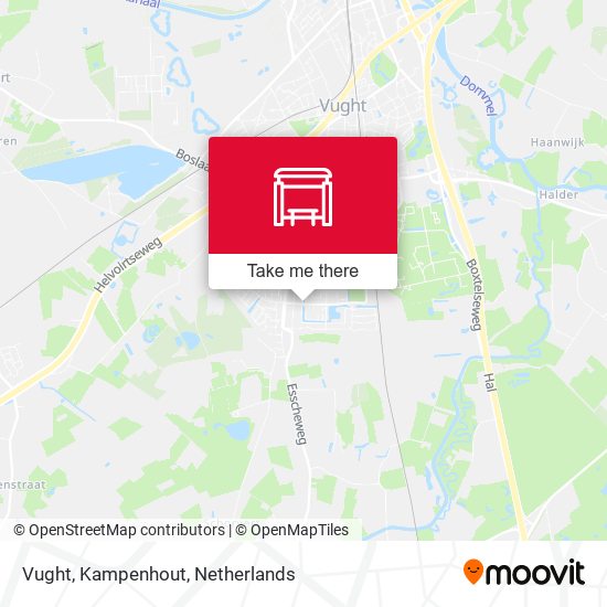 Vught, Kampenhout Karte