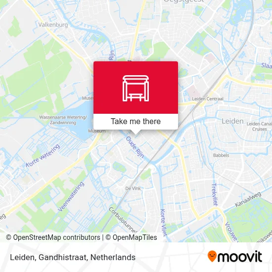 Leiden, Gandhistraat map